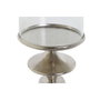 DKD Home Decor Portavelas de Aluminio y Cristal Plateado 24x24x72 cm