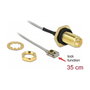 DeLOCK Cable de antena coaxial 90292 con conectores RP-SMA y MHF I LK