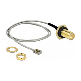 DeLOCK Cable de antena coaxial 90292 con conectores RP-SMA y MHF I LK