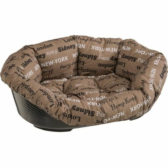 Ferplast Cama Sofá 2 Cities con cojín estampado Ferplast Cama Sofá 2 Cities con cojín estampado