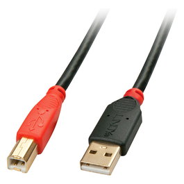 LINDY Cable USB 2.0 Activo Tipo A a B, 15 m, para Conectar Periféricos a Distancia (Referencia: Aktiv-Kabel)