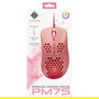 Deltaco Gaming GAM-108-P Ratón Gaming USB RGB 6400 DPI 7 Botones Cable 1.8m Retroiluminación LED RGB Color Rosa para Juegos y PC