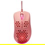 Deltaco Gaming GAM-108-P Ratón Gaming USB RGB 6400 DPI 7 Botones Cable 1.8m Retroiluminación LED RGB Color Rosa para Juegos y PC
