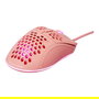 Deltaco Gaming GAM-108-P Ratón Gaming USB RGB 6400 DPI 7 Botones Cable 1.8m Retroiluminación LED RGB Color Rosa para Juegos y PC