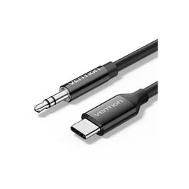 Vention Adaptador de Audio USB-C a Jack 3.5 mm Macho, 1 m, Negro
