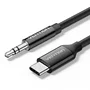 Vention Adaptador de Audio USB-C a Jack 3.5 mm Macho, 1 m, Negro