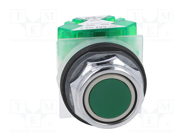 SCHNEIDER ELECTRIC Interruptor de presión verde 30mm SCHNEIDER ELECTRIC Interruptor de presión verde 30mm