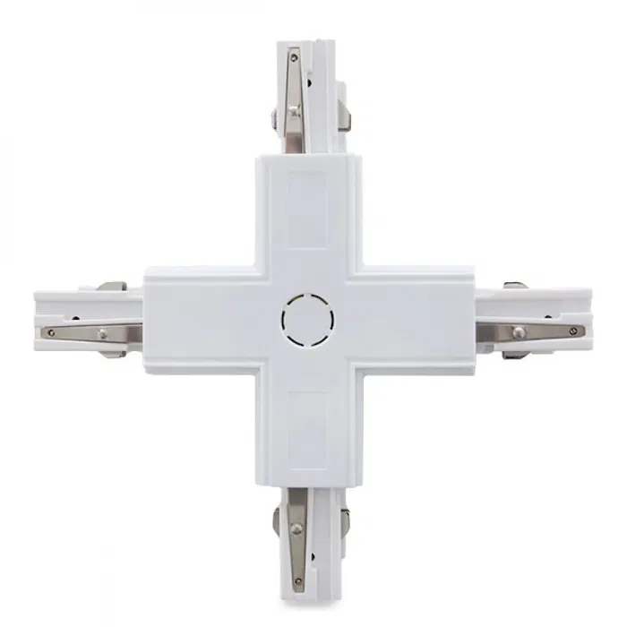 Conector + Carril Trifásico Blanco