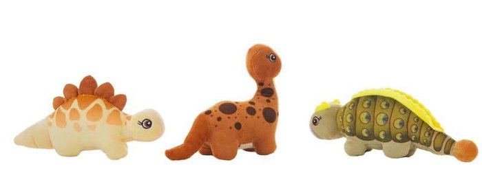 Creaciones Llopis Peluches Dinosaurios 16 cm (Pack 12 unidades)