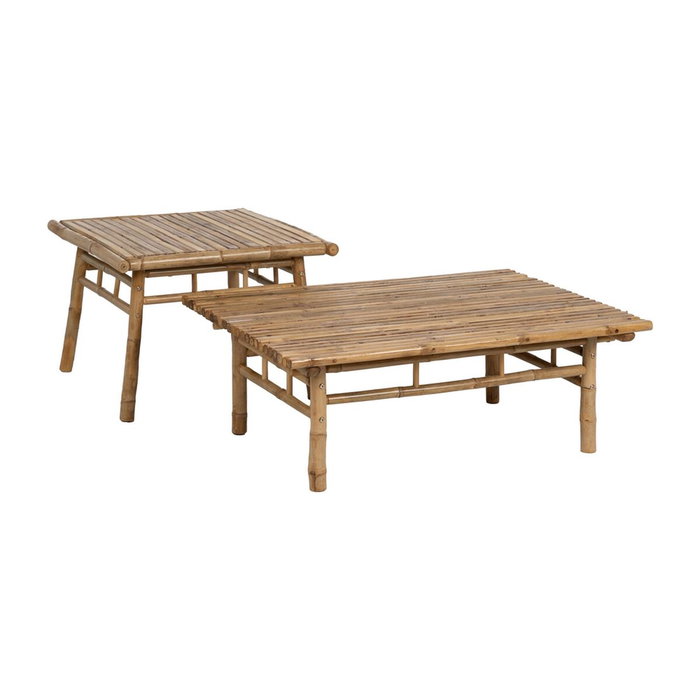 Ixia Mesa de Centro Bambú Natural 65 x 65 x 46 cm Ixia Mesa de Centro Bambú Natural 65 x 65 x 46 cm