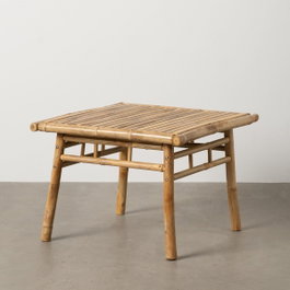 Ixia Mesa de Centro Bambú Natural 65 x 65 x 46 cm