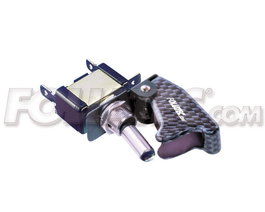 Foliatec FO33092 Cubierta Para Interruptor On-Off Estilo Fibra de Carbono - Pieza de Personalización para Electrónica del Vehículo