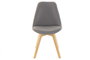 DKD Home Decor Silla Scandi Azul 56 x 83 x 48 cm