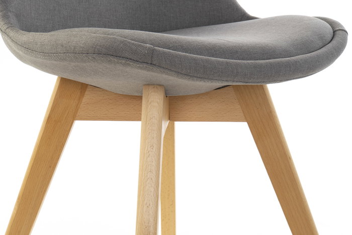 DKD Home Decor Silla Scandi Azul 56 x 83 x 48 cm