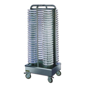 Cooking Systems Carro Portaplatos Space para 100 Platos, Almacenaje y Transporte