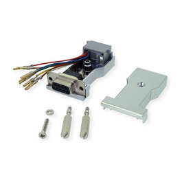 ROLINE 12.03.7529 Adaptador DB9 hembra a RJ-45 hembra