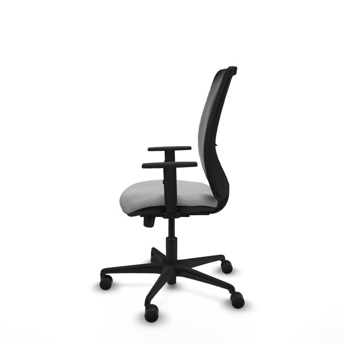 PIQUERAS Y CRESPO Silla de oficina Zulema Gris claro y Negro