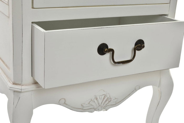DKD Home Decor Vitrina de Madera y Cristal Versalles3 Blanco y Natural DKD Home Decor Vitrina de Madera y Cristal Versalles3 Blanco y Natural