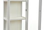 DKD Home Decor Vitrina de Madera y Cristal Versalles3 Blanco y Natural