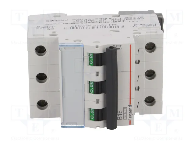 Legrand TX3 Disyuntor en miniatura Tipo B 16A 3-polig 6kA 400VAC 3TE