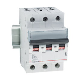 Legrand TX3 LS-Schalter B 16A 3-polig 6kA 400VAC 3TE
