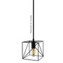 GSC Evolution Lámpara colgante Hub E27 1M Negro