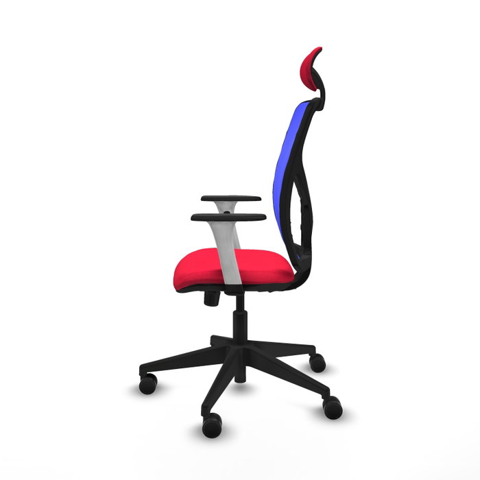 PIQUERAS Y CRESPO Silla de oficina Motilla con mecanismo Sincro, Rojo y Azul PIQUERAS Y CRESPO Silla de oficina Motilla con mecanismo Sincro, Rojo y Azul