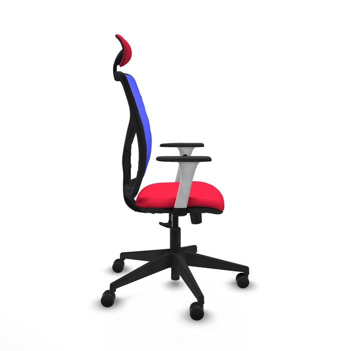 PIQUERAS Y CRESPO Silla de oficina Motilla con mecanismo Sincro, Rojo y Azul PIQUERAS Y CRESPO Silla de oficina Motilla con mecanismo Sincro, Rojo y Azul