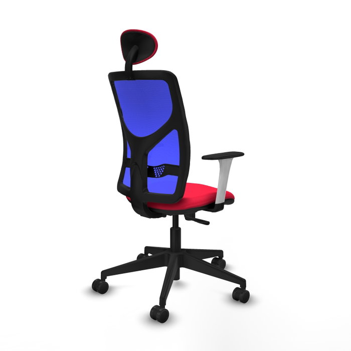 PIQUERAS Y CRESPO Silla de oficina Motilla con mecanismo Sincro, Rojo y Azul PIQUERAS Y CRESPO Silla de oficina Motilla con mecanismo Sincro, Rojo y Azul