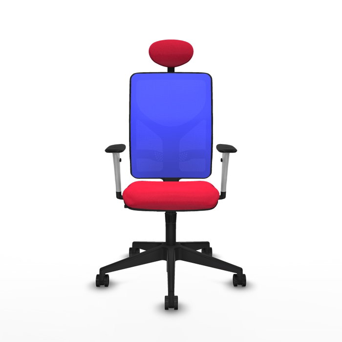 PIQUERAS Y CRESPO Silla de oficina Motilla con mecanismo Sincro, Rojo y Azul PIQUERAS Y CRESPO Silla de oficina Motilla con mecanismo Sincro, Rojo y Azul