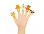 Imaginovo Marionetas de Dedos Tiny Tales PVC - Set de 5 Personajes de Granja, Estimula Imaginación y Lenguaje para Niños +3 Años