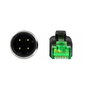 DeLOCK Cable de red M12 4 Pin D-codificado a RJ45 PVC 2 m