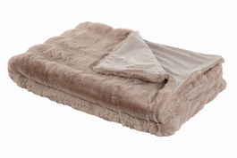 DKD Home Decor Manta Rosa Palo 170 x 1 x 130 cm (2 Unidades)