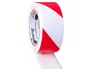 Djois Cinta Adhesiva de Seguridad para Marcaje y Señalización de Suelo, Color Blanco/Rojo, 33 m x 50 mm, Ref: 50x115x115 mm