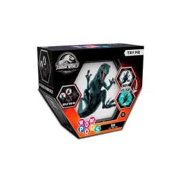 WOW Stuff POD Figura Coleccionable LED Blue Jurassic World con Pegatinas UV y Sensor IR - 5055394019188