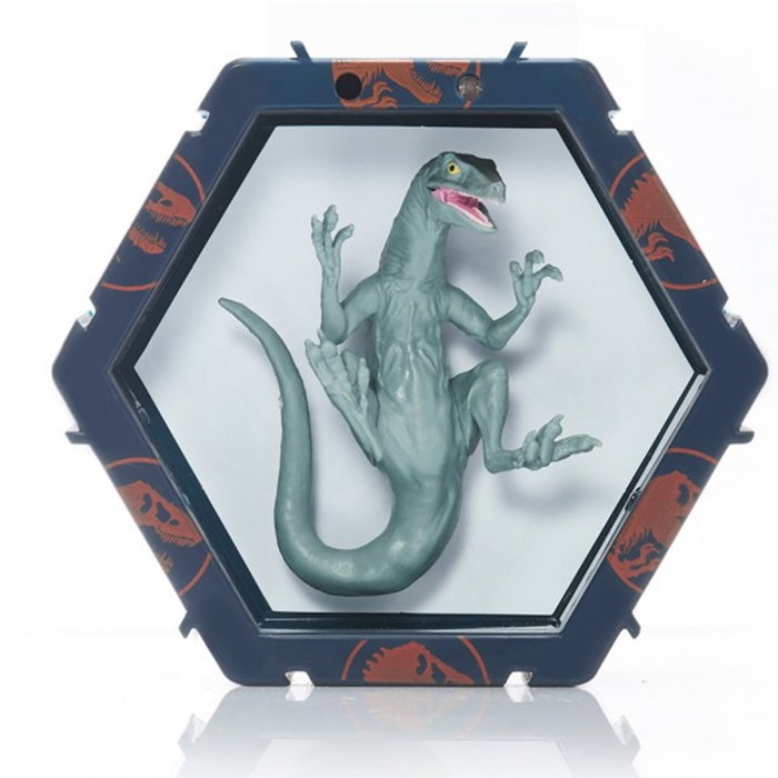 Wow Stuff Figura Wow! Pod Jurassic World Blue - Figura coleccionable con sensor de movimiento y luz, funciona con 3 pilas AAA Wow Stuff Figura Wow! Pod Jurassic World Blue - Figura coleccionable con sensor de movimiento y luz, funciona con 3 pilas AAA