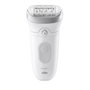 Braun Silk-épil 7 SkinSpa 7-081 con Batería y 6 Accesorios, Blanco