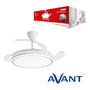 AVANT Ventilador de Techo 42" Retráctil con Motor 30W, LED 36W y Control por App