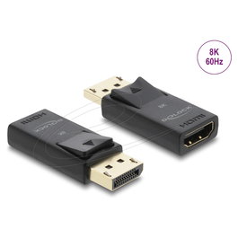 DeLOCK Adaptador Activo DisplayPort 1.4 a HDMI 8K con HDR 61084