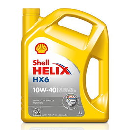 Shell Helix HX6 Aceite de Motor 10W-40 5 Litros