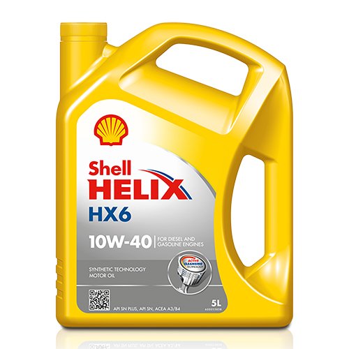 Shell Helix HX6 Aceite de Motor 10W-40 5 Litros