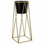 Set de Maceteros Alexandra House Living Negro Metal Hierro 26 x 68 x 80 cm 2 Piezas