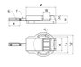Mordaza Forza Taladro Profesional 85X90