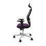 PIQUERAS Y CRESPO Silla de oficina Jorquera Morado/Gris