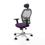 PIQUERAS Y CRESPO Silla de oficina Jorquera Morado/Gris