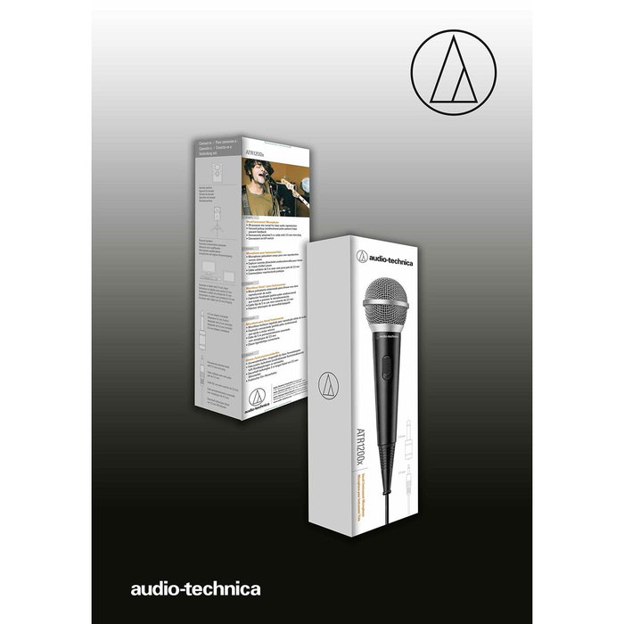 Audio-Technica ATR1200x Micrófono Dinámico Unidireccional Negro