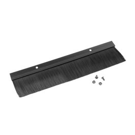 Lanberg AK-1102-B Panel pasacables con cepillo Negro