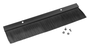 Lanberg AK-1102-B Panel pasacables con cepillo negro