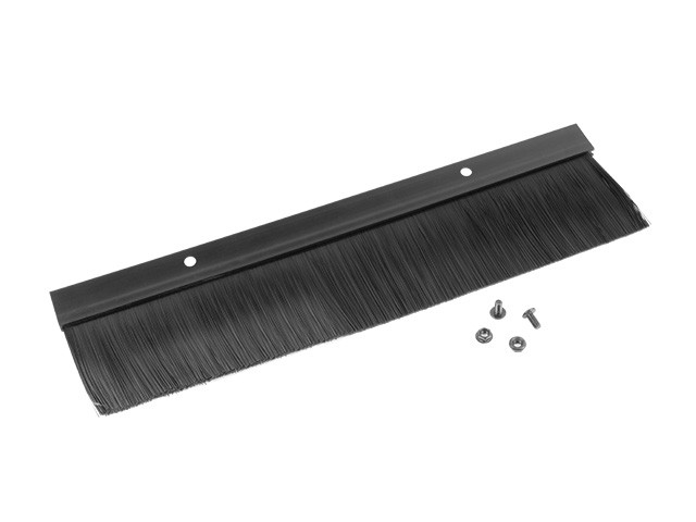 Lanberg AK-1102-B Panel pasacables con cepillo negro