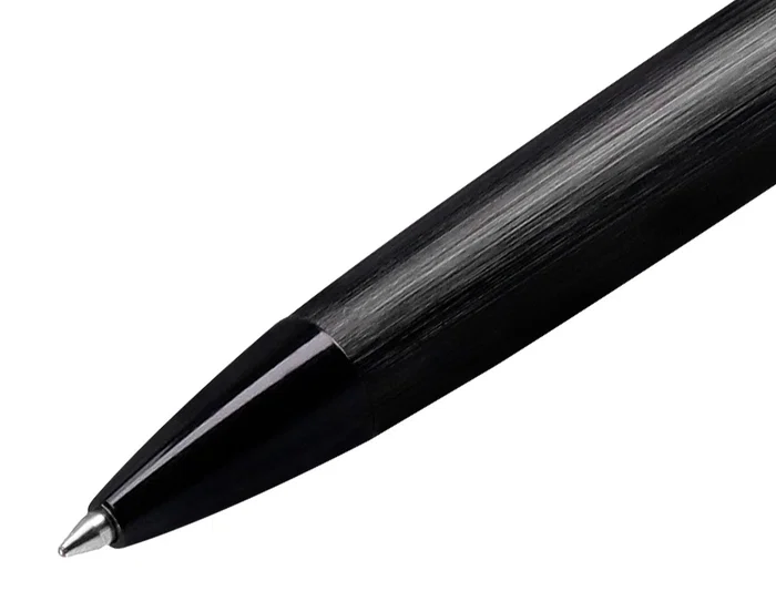 Belius Origen 1995 Bolígrafo Aluminio Textura Cepillada Negro Tinta Azul 0,8 mm Caja Diseño